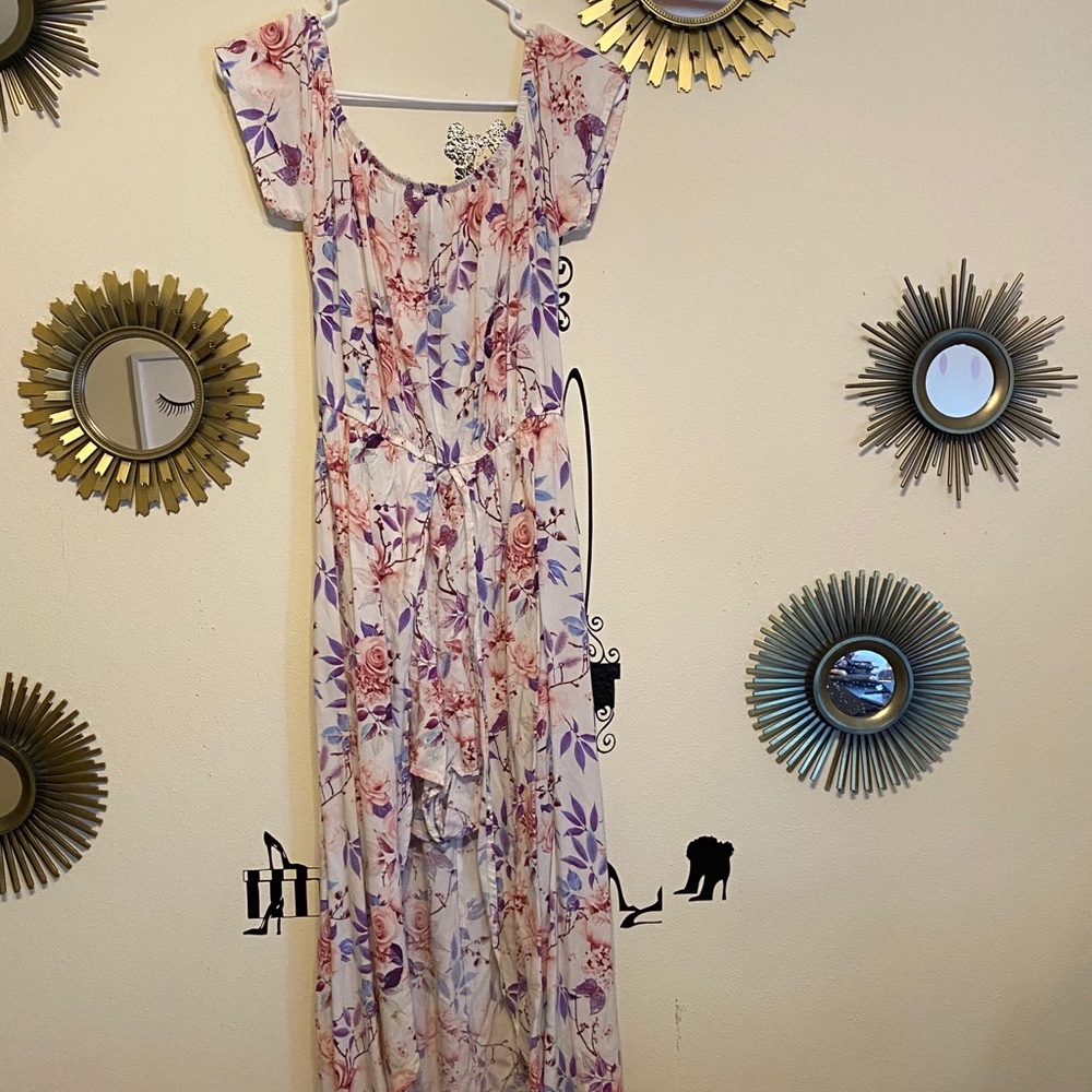 Floral short jumper